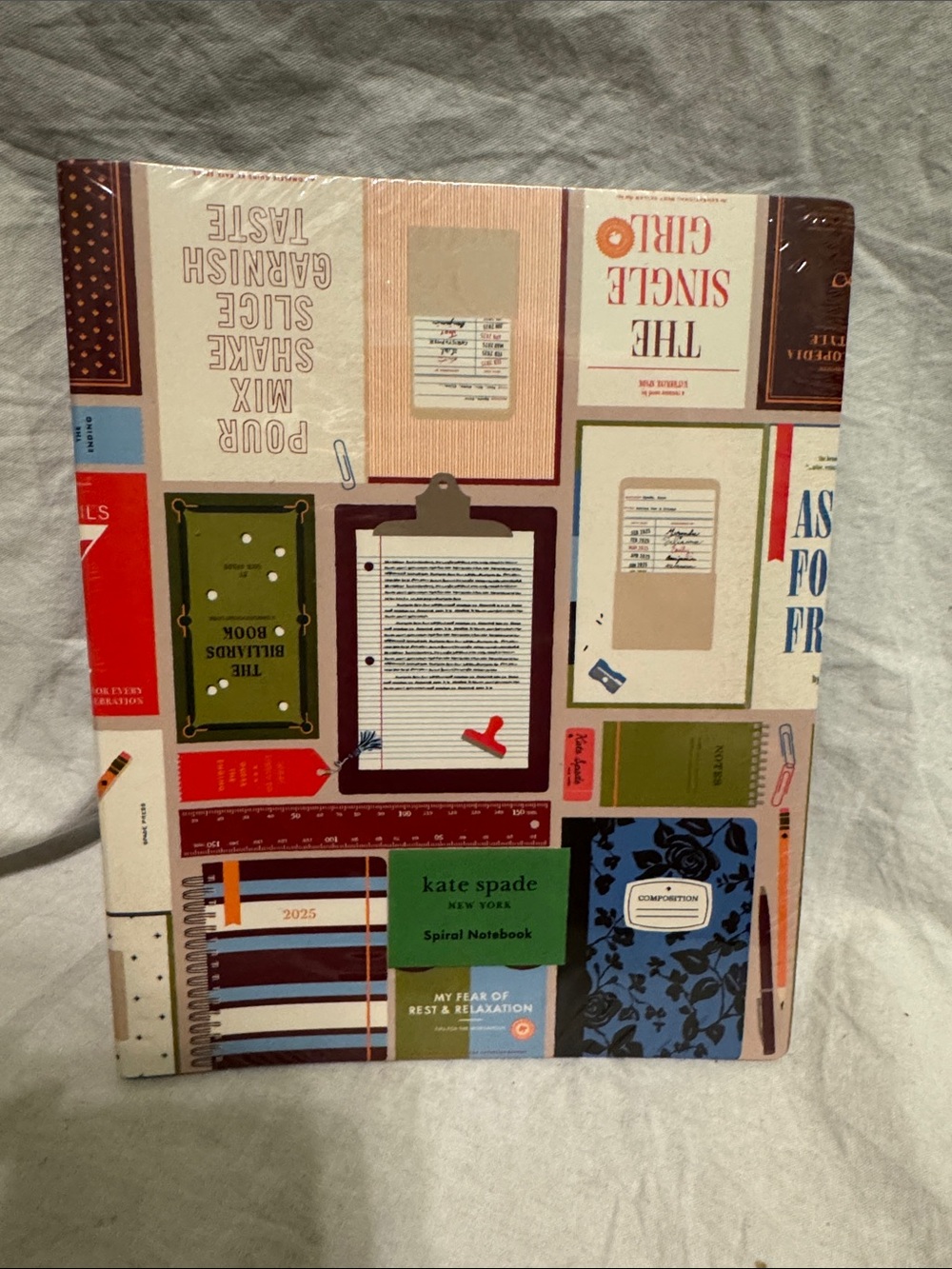 kate spade Multi-Color Collage Spiral Notebook - Picture 2 of 3